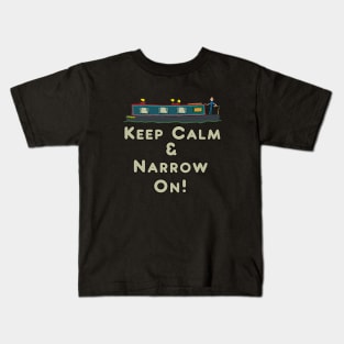 Keep Calm Narrowboat Kids T-Shirt